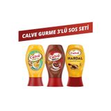Calve Köri Sos 260 gr Bbq Sos 290 gr Hardal 250 gr