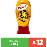 Calve Köri Sos 260 gr x 12 Adet