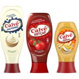 Calve Mayonez-Ketçap-Ballı Hardal 3 Lü Set - 1 Adet