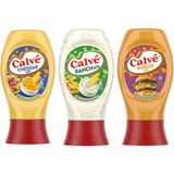 Calve Ranch Sos 245 gr + Cheddar Sos 240 gr + Burger Sos 245 gr