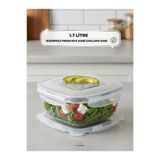 CALVERA Fresh Box Kilitli Kare Saklama Kabı 1.7 Litre - Buzdolabı Düzenleyici
