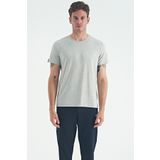 Calvin Gri Melanj Basic Erkek T-Shirt - 88245