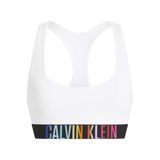 Calvin Klein 000QF7831E-100 Marka Logolu Elastik Bantlı Günlük Kullanıma Uygun Beyaz Kadın Spor Sütyeni