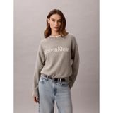 Calvin Klein% 100 Pamuk Logolu Relaxed Fit Bisiklet Yaka Kazak LV044G313GP7A Bayan KAZAK LV044G313G P7A