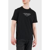 Calvin Klein % 100 Pamuk Regular Fit Bisiklet Yaka T Shirt LV14RF804GUB1 Erkek T Shirt LV14RF804G Ub1 - Siyah - XL
