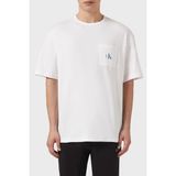 Calvin Klein % 100 Pamuk Relaxed Fit Bisiklet Yaka T Shirt LV00NM2972100 Erkek T Shirt LV00NM2972 100 - Beyaz
