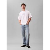 Calvin Klein% 100 Pamuk Relaxed Fit Logolu Bisiklet Yaka T Shirt LV04RF823GYAF Erkek T SHİRT LV04RF823G YAF