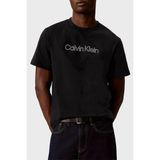 Calvin Klein % 100 Pamuk Relaxed Fit Logolu T Shirt LV04LG812GUB1 Erkek T Shirt LV04LG812G Ub1 - Siyah - 3XL