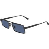 Calvin Klein 24111S 070 55 Unisex Dikdörtgen Siyah Metal Güneş Gözlüğü