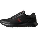 Calvin Klein 3 EVA RUNNER MESH Erkek Spor Ayakkabı Triple Black/Adrenaline Rush 40