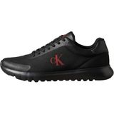 Calvin Klein 3 EVA RUNNER MESH Erkek Spor Ayakkabı Triple Black/Adrenaline Rush 44