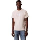 Calvin Klein 30S Eu Wholesale Jea Bisiklet Yaka T-Shirt, L, LV14RF803G, BEJ, Erkek