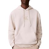 Calvin Klein 350Gsm Fleece Gift Giving Kapüşonlu Sweatshirt, L, LV04RD250G, Beyaz, erkek