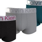 Calvin Klein 3Lü Paket Trunk Erkek/Iç Giyim, Siyah, S