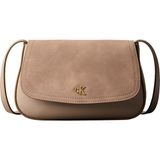 Calvin Klein %51 Geri Dönüştürülmüş Polyester, %49 Poliüretan Vizon Kadın Çapraz Çanta LV04F3408GVFU