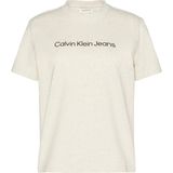 Calvin Klein A- Inst. Logo Classıc Tee Ss Gri Kadın T-Shirt - 2XS