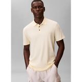 Calvin Klein Açık Sarı Erkek Polo T-Shirt LV04LB276GZRK_SS Supıma Chest Emb P - Beyaz - XL