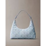 Calvin Klein Amblemli Tamamı Baskılı Denim Kadın Mavi Omuz Çantası Lv04f3431g-Ybz