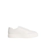 Calvin Klein Basket Cupsole Lup Wt Deri Sneaker, 43, HM0HM02133, Beyaz, Erkek