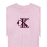 Calvin Klein Baskılı Açık Pembe Kız Çocuk T-Shirt, 8 Yaş, 5003345538, Açık Pembe, Kız Çocuklar