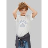 Calvin Klein Baskılı Beyaz Erkek Çocuk T-Shirt IB0IB02637YAF - 12 Yaş