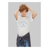 Calvin Klein Baskılı Beyaz Erkek Çocuk T-Shirt IB0IB02637YAF
