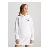 Calvin Klein Baskılı Erkek Çocuk Beyaz Sweatshırt IU0IU00679YAF