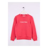Calvin Klein Baskılı Kız Çocuk Kırmızı Sweatshırt IU0IU00680XCO