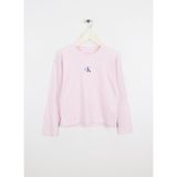 Calvin Klein Baskılı Pembe Kız Çocuk T-Shirt IG0IG02135TDI - 10 Yaş
