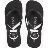 Calvin Klein Beach Monogram Siyah Erkek Terlik