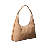 Calvin Klein Bej Kadın Omuz Çantası EMBLEM JACQUARD SHOULDER BAG