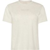 Calvin Klein Bej Kadın Standart Desenli T-Shirt A - Ss Classıc 20S Jsy Logo Grap - M