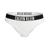 Calvin Klein Beyaz Bikini Alt, S, KW0KW02752, Brilliant White, Kadın