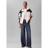Calvin Klein Beyaz Ceket, L, 5003344671, Beyaz - Siyah, Kadın