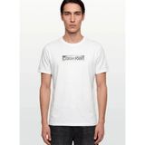 Calvin Klein Beyaz Erkek Bisiklet Yaka T-Shirt LV04LG811GYAF_SS 30S Eu Spw Mtl St