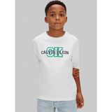 Calvin Klein Beyaz Erkek Çocuk Baskılı T-Shirt LVCKSJA11BYAF - 14 Yaş