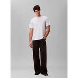 Calvin Klein Beyaz Erkek Logo Baskılı T-Shirt LV04LF811GCIQ_20S Eu Wholesale Spor - Mavi