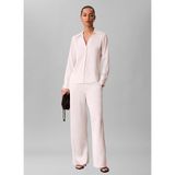 Calvin Klein Beyaz Gömlek HAMMERED SATIN FITTED, S, 5003344651, Bej, Kadın