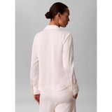Calvin Klein Beyaz Kadın Gömlek Hammered Satın Fıtted - Bej