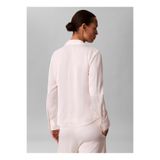 Calvin Klein Beyaz Kadın Gömlek HAMMERED SATIN FITTED
