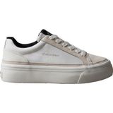 Calvin Klein Beyaz Kadın Sneaker VULC FLATF LACEUP NY-SU