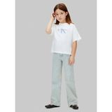 Calvin Klein Beyaz Kız Çocuk Baskılı T-Shirt LVCKSJA20GYAF - 10 Yaş