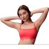 Calvin Klein Bikini Üst Square Neck Bralette, M, 5003344688, Pembe, Kadın