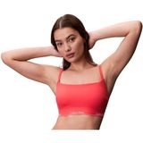 Calvin Klein Bikini Üst Square Neck Bralette, S, 5003344688, Pembe, Kadın