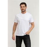 Calvin Klein Bisiklet Yaka Beyaz Erkek T-Shirt