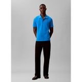 Calvin Klein Bisiklet Yaka Kısa Kol Pamuklu Düz Model Mavi T-Shirt, S, LV04RF209G, French Blue, Erkek