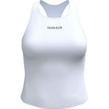 Calvin Klein Bisiklet Yaka Logolu T-Shirt, L, LVGWS5K208, Beyaz, Kadın