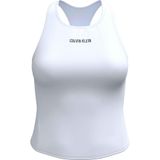 Calvin Klein Bisiklet Yaka Logolu T-Shirt, S, LVGWS5K208, Beyaz, Kadın