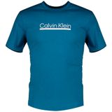 Calvin Klein Bisiklet Yaka Mavi T-Shirt, M, LV04RC852G CCY, MAVİ, Erkek
