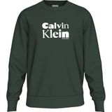 Calvin Klein Bisiklet Yaka Sweatshirt, L, 5003297310, Yeşil, erkek